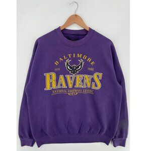 Vintage Baltimore Ravens NFL Purple Crewneck Sweatshirt shirt team pride Purple